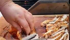 Fall Grilling !! Cheesy Grilled Chicken and Broccoli🔥🔥 #youtubeshorts