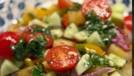 Protein-Packed Potato Salad ✨ Healthy Roasted Veggie Bowl Recipe #shorts
