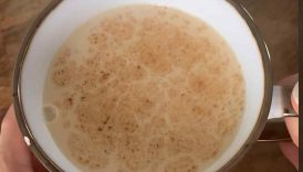 Pumpkin spice inspired sahlab.. a warm, subtly sweet hug in a mug