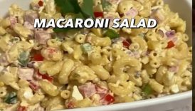 The SECRET To Amazing Macaroni Salad 😍 #puertoricanfood #caribbeanfood