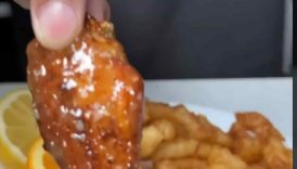 DEEP FRIED CITRUS FLAVORED WINGS 🔥 #Shorts | Lemon Pepper Lime Pepper And Orange Pepper COMBINED 🔥