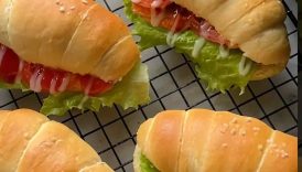 Chicken Salted Bread Sandwich 🥪 #shorts