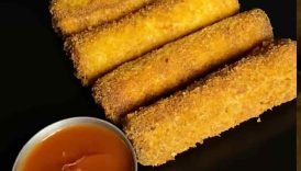 Crispy Bread Cheese Roll #shorts