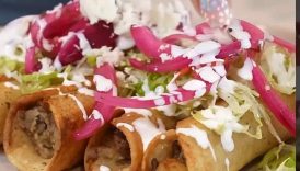 Taquitos de Papa con Carne Molida #30minutemeal #budgetmeals #tacos