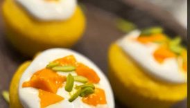Soft & Spongy Mango Cupcakes Recipe🧁 #shorts #trending #shortsviral