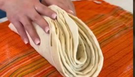 The best FLOUR TORTILLAS are homemade! #flourtortillas #tortillasdeharina #shorts