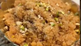 Lapsi Recipe | Traditional Wheat Sweet | Easy Indian Festive Dessert #shorts #lapsi