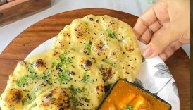 Homemade Tandoori Naan Without Tandoor😋| Easy Tandoori Naan🤩 #shorts #trending #tandoorinaan