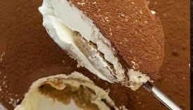 Tiramisu 6 Ingredients🤤 #easyrecipe #cake #shorts #asmr