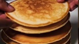 Easy Pancakes 🥞🤤 with Necsi Treacle from @terranatureofficial