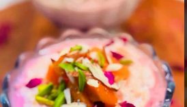 🌸 Rose Vermicelli Mango Pudding 🥭 | Easy Summer Dessert #shorts