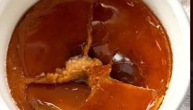 Thai Tea Creme Brûlée 🫖 recipe in the description #thai #thaifood #dessert #food #foodie #recipe