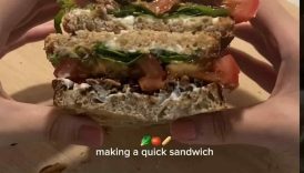 Quick sandwich idea #sandwich #lunch