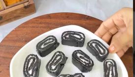 Viral Oreo Swiss Roll😋 | Easy Oreo Biscuit Hacks Recipe🤩 #shorts #trending #swissroll
