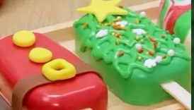 Christmas Cakesicles | Part 2 | Christmas Dessert Ideas #shorts #christmas #cakesicles