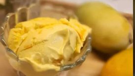 Mango Ice Cream with 4 Ingredients #shorts #mango #mangoicecream