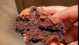 Double Chocolate Chip Cookies (no mixer needed!)