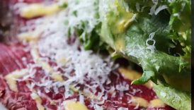 Beef Carpaccio Caesar 🥩 🥗 Recipe on my website!