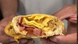 QUICK AND EASY CANDIED BACON BREAKFAST BURRITO 🌯 🤤🔥