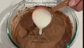 Chocolate Mousse Chia Pudding 🍫 recipe in the comments 🫶🏼 #healthydessert
