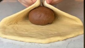 Nutella croissant 🥐🍫 #easyrecipe #chocolate #shorts