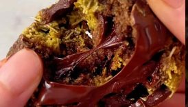 Pistachio Baklava Brownie Cookies #holidaybaking #christmascookies #glutenfree #healthydessert