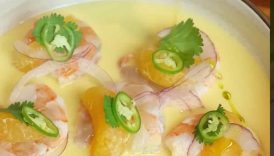 Mandarin aguachile. Full recipe link in bio. My new cookbook is ready for pre-order! Link in bio