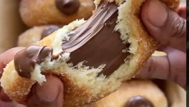 nutella filled donuts 🍫✨