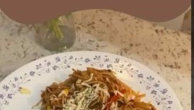 Veggie-Packed Savory Spaghetti in Red Sauce | Quick & Tasty! 🍝✨