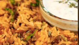 Afghani Inspired One Pot Rice with Lentil & Chickpea