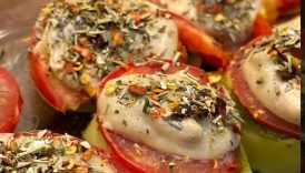 Baked Potato Tomato Bites | Healthy Cheesy Salad #shorts #saladrecipe
