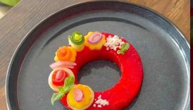 How to Plate Watermelon Salad Like a Pro! #ytshorts #platingideas #youtubeshorts #viralshorts #goals