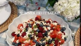 The best fruit salad for summertime 🫐🍉 #fruit #fruitsalad