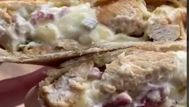 JALAPEÑO POPPER CHICKEN WRAPS ✨ 🔥 RECIPE BELOW 👇🏾#easyrecipes #chickenwrap #jalapenopoppers