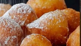 Italian Donut Heaven: Homemade Zeppole at Their Best! #shorts