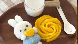 Making Miffy Mango Sticky Rice