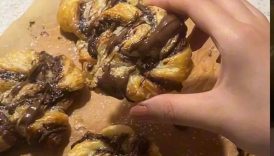 Puff pastry Nutella twirls #puffpastry #easyrecipe