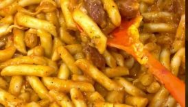 What I Ate for Lunch at School in Korea Part 1 // rose tteokbokki, donkatsu, udon + more