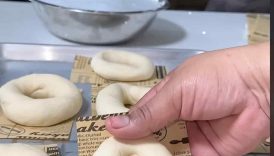Baking Homemade bagels