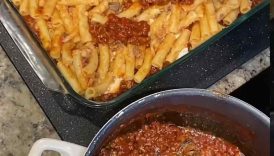 THE PERFECT BAKED ZITI 🔥 #youtubeshorts