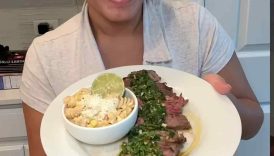 Such a good way to begin the week! #easyrecipes #sidedish #pastarecipes #steak #chimichurri