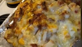 Loaded Baked Potato!#loadedpotato