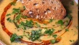 Roasted Potato & Garlic Soup