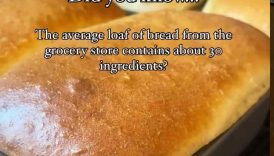 Does that shock you? Bread from the grocery store contains so many unnecessary ingredients when