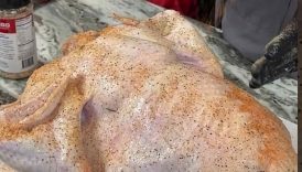 juicy thanksgiving turkey with extra crispy skin on the pellet grill #bbqshorts