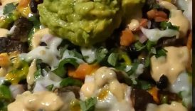 Steak Loaded Sweet Potatoe Cheese Fries! #steak #sweetpotato #cheesefries