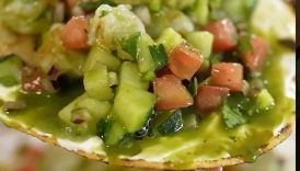 Easy SHRIMP CEVICHE in Green Sauce #shorts