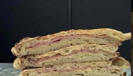 Dafür lässt man gerne Pizzteig übrig 😋 #pizzasandwich