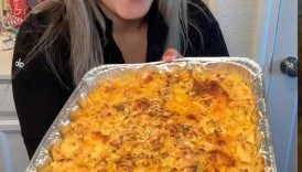 Pasta shells over elbow macaroni! What’s your favorite pasta shape? #macncheese #thanksgivingrecipes