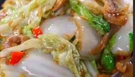 #Cabbage and Pork Belly Stir Fry